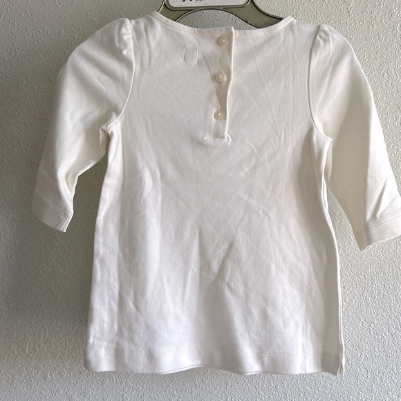 New Janie and jack girl leopard bows top size 3t - Picture 3 of 4